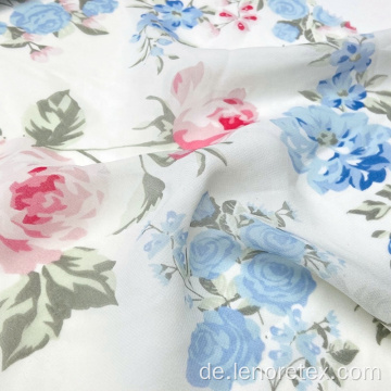 Polyester Rosenblume gewebt 75d Chiffon-Druckstoff